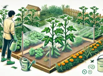 家庭菜園 オクラ 虫