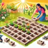 家庭菜園 ブロック 置くだけ