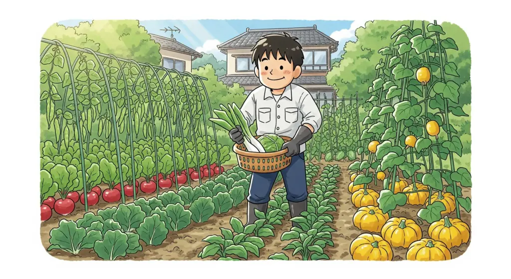 家庭菜園のガーデニングで豊かな暮らしを