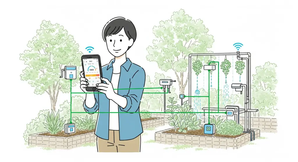 最適な家庭菜園の自動水やり自作に挑戦
