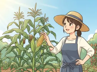 家庭菜園 とうもろこし