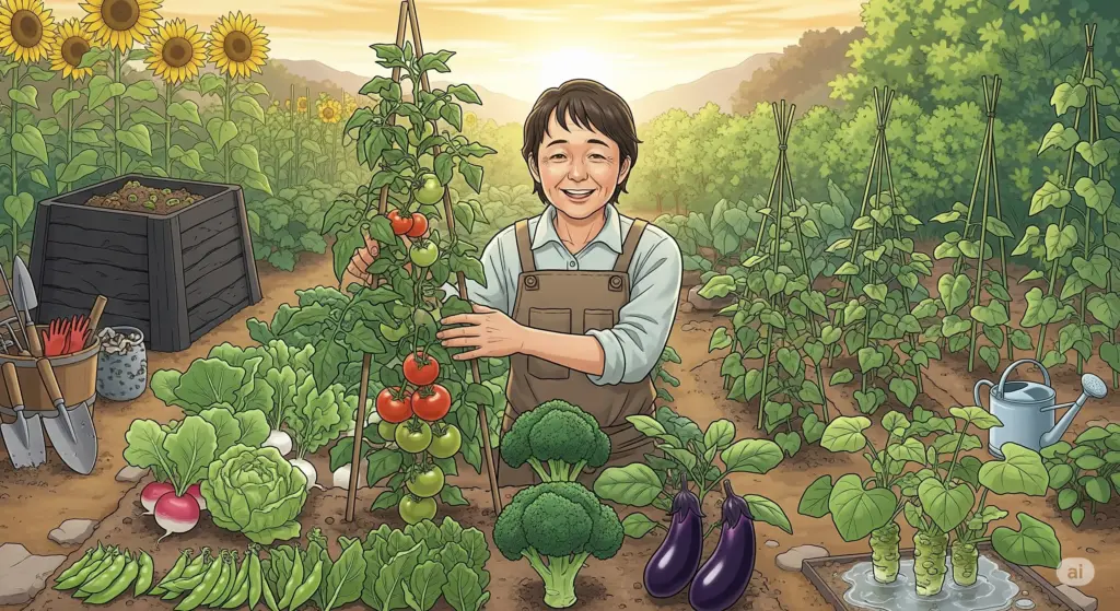 家庭菜園の難易度ランキングまとめと上達のコツ